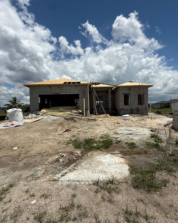 Estructura de bloque y techo de Belice